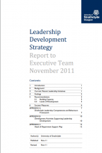 Leadership Development Strategy Report to Executive Team November 2011